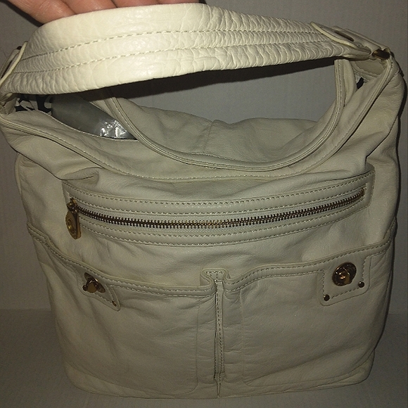 L@@K! MARC JACOBS Large Genuine Leather Totally Turnlock Farida Hobo $575msrp - Picture 9 of 16